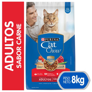 Alimento Cat Chow para Gatos Adulto 8 kg Carne